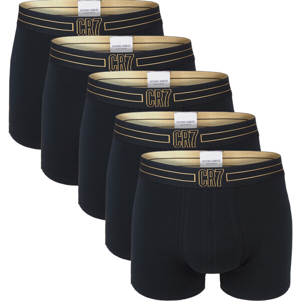 CRISTIANO RONALDO CR7 - 5PACK boxerky cotton stretch black color with 62039119