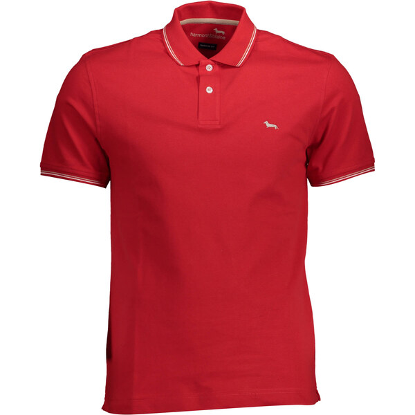 Červené pánske polo tričko Harmont & Blaine 64715187