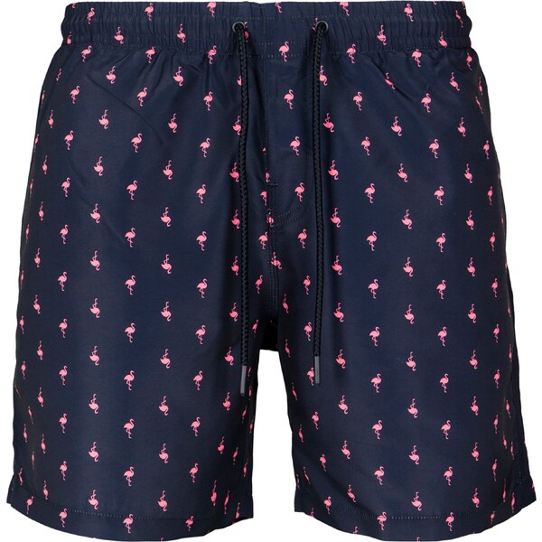 Urban Classics Plavecké šortky tmavomodrá / svetloružová 25672640