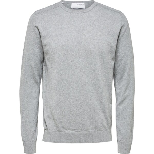 SELECTED Sveter SLHBerg sivá 28730708