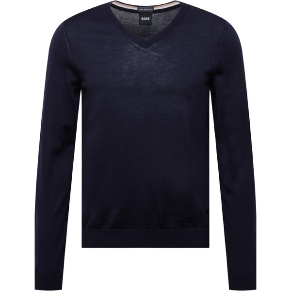 BOSS Sveter Melba tmavomodrá 32809487