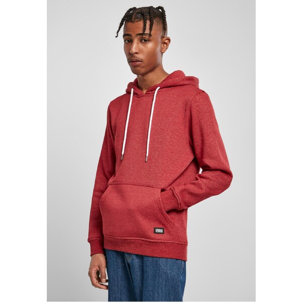 Urban Classics Basic Melange Hoody bloodstonemelange 50549086