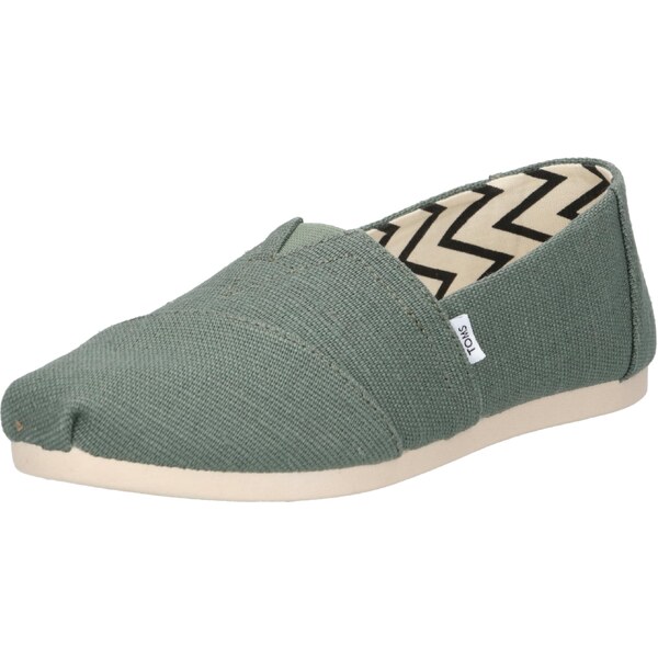 TOMS Papuče pastelovo zelená 55046830