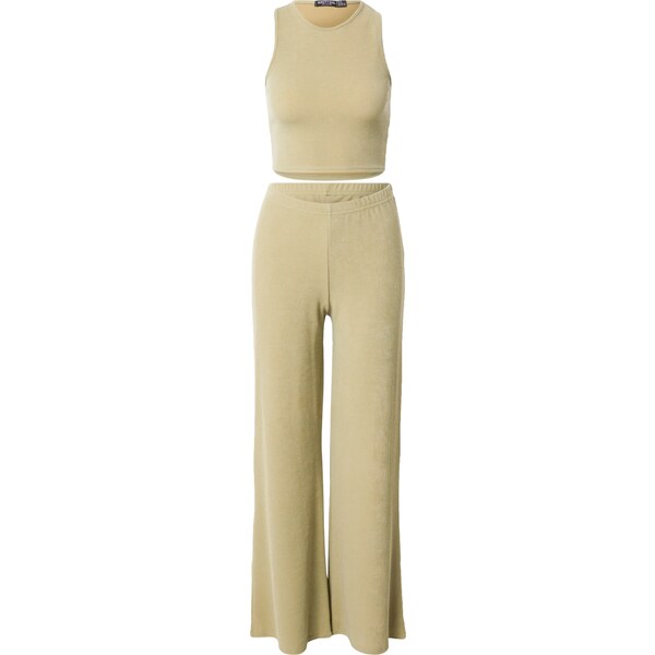 Nasty Gal Nohavicový kostým pastelovo zelená 54629794