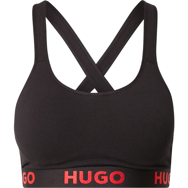 HUGO Podprsenka oranžovo červená / čierna 31006630