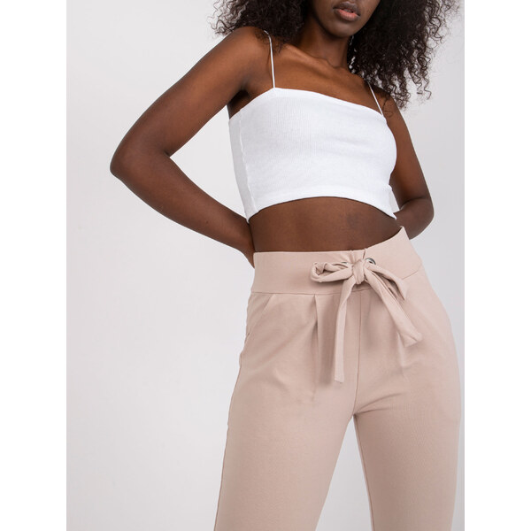 RUE PARIS Sweatpants-RV-DR-7459.01X-beige 64683985