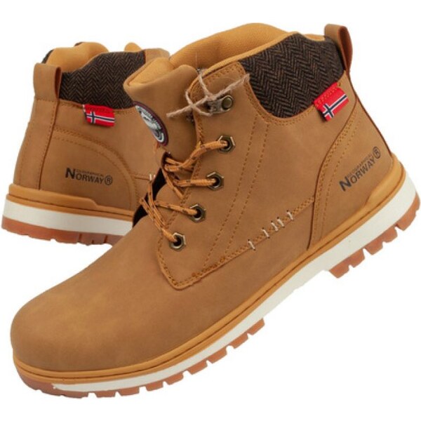 Geographical Norway Geografické Nórsko pánska obuv M BALL-GN CAMEL 35657703