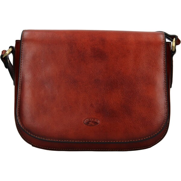 Kožená dámska crosbody kabelka Katana Niola - hnedá 30984790