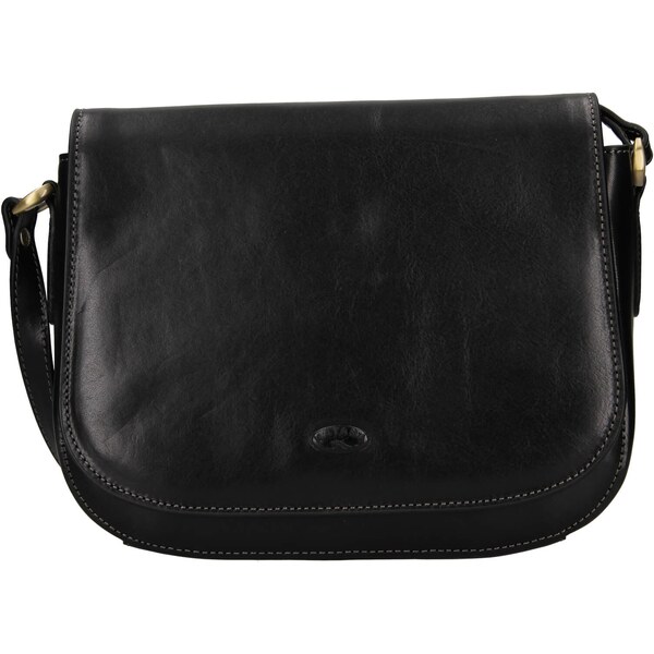 Kožená dámska crosbody kabelka Katana Niola - čierna 30984791