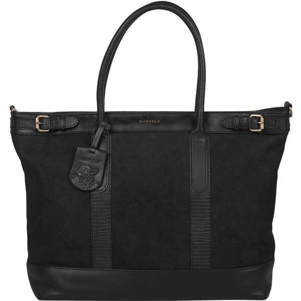 Dámska kožená kabelka Burkely Stella - čierna 30984800