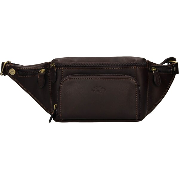 Pánská kožená ledvinka Katana Edgar - tmavě hnědá 30984850