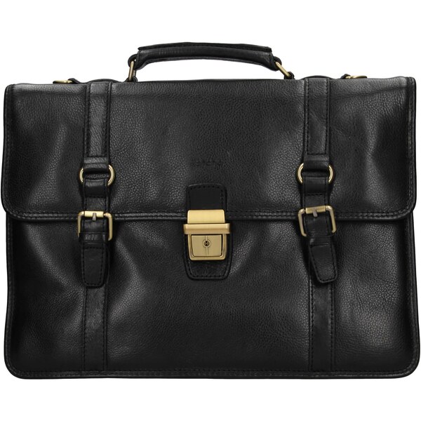 Pánska kožená aktovka Katana Maness - čierna 30984866