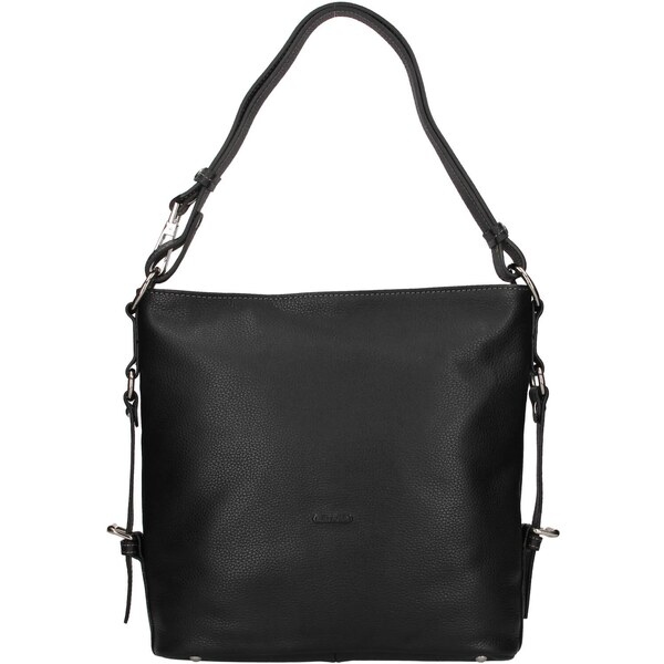 Elegantná dámska kožená kabelka Katana Nantes - čierna 30984869