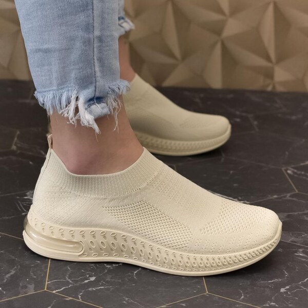 BOSIDO Dámske béžové tenisky BONA 31014130