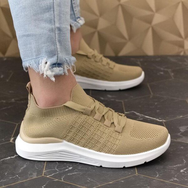 BOSIDO Dámske khaki tenisky GERTA 31014134