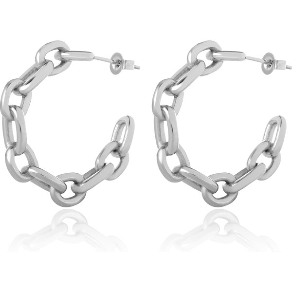 Troli Módne oceľové náušnice kruhy 66591182