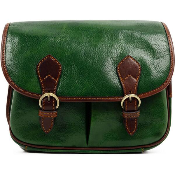 Glara Kožená kabelka messenger Premium 36988839