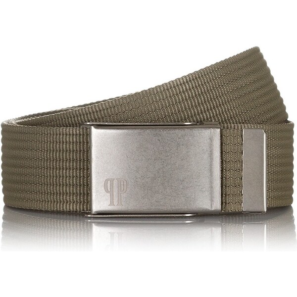 PAOLO PERUZZI Pánsky opasok PW-19-105 cm | zelená PW-19-105 36538877