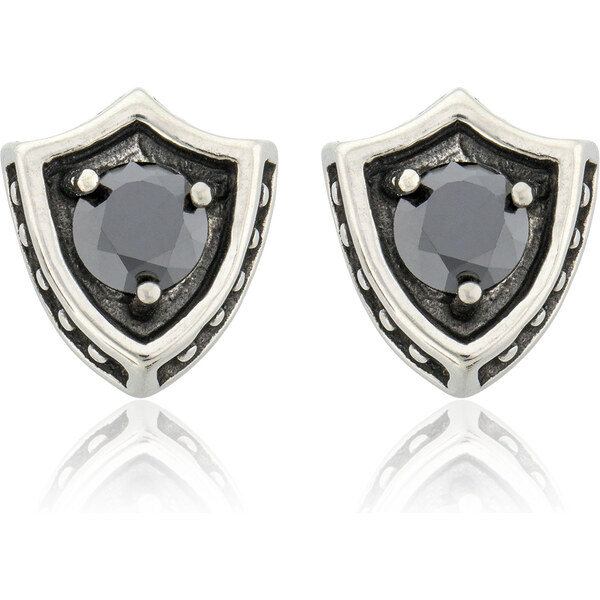 Sams Artisans Náušnice Black Coat of Arms chirurgická oceľ INM017 31065068