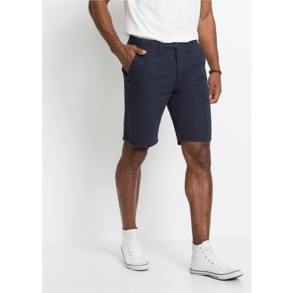 bonprix Bermudy chino Regular Fit, z čistej bavlny, farba modrá 44741734