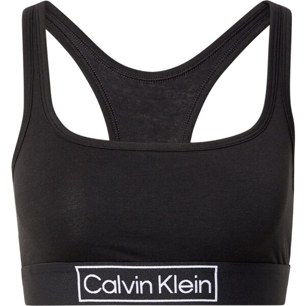 Calvin Klein Underwear Podprsenka Reimagine Heritage čierna / biela 66297457