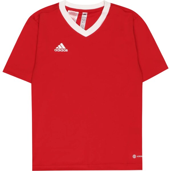 ADIDAS PERFORMANCE Funkčné tričko Entrada 22 ohnivo červená / biela 63898197