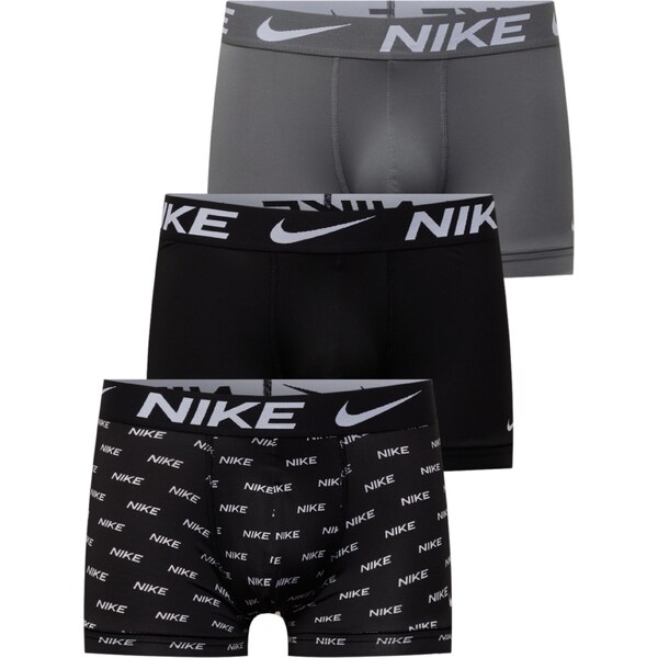 NIKE Underwear Boxerky sivá / čierna / biela 62261540