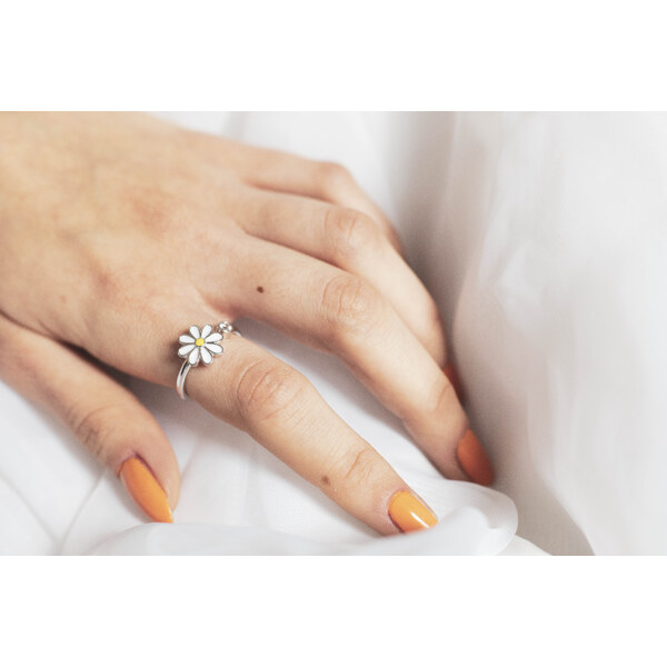 Olivie Strieborný prsteň SEDMOKRÁSKA 5711 31100657