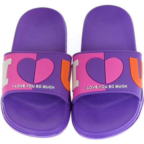 JOHN-C Dámske fialové šľapky IY 31116440