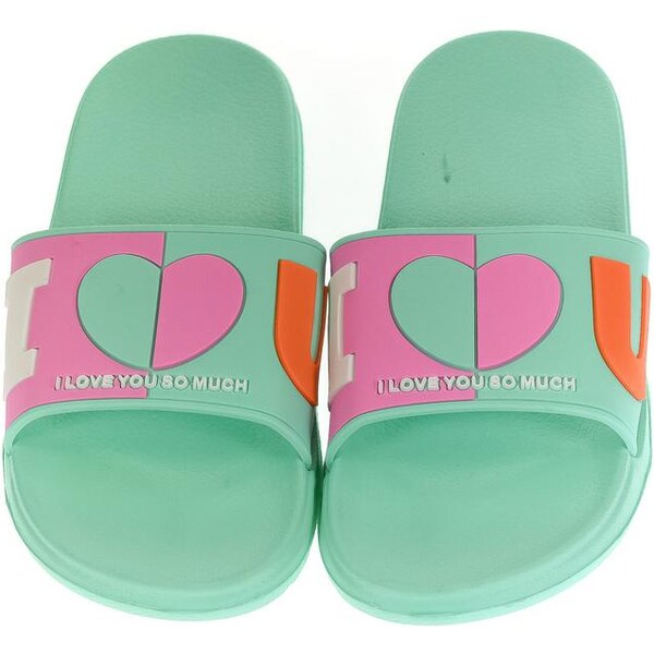 JOHN-C Dámske zelené šľapky IY 31116443