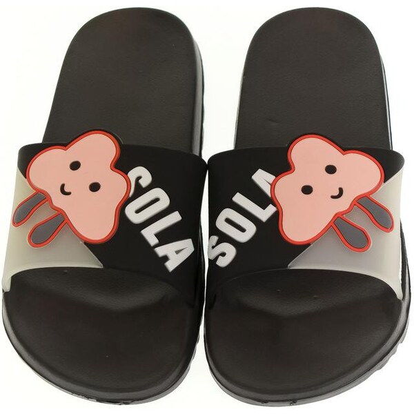 JOHN-C Dámske čierne šľapky SOLA 31116447