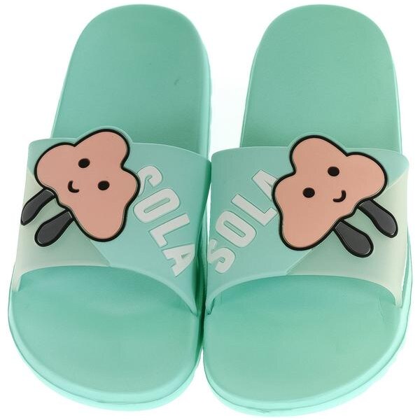 JOHN-C Dámske zelené šľapky SOLA 31116444