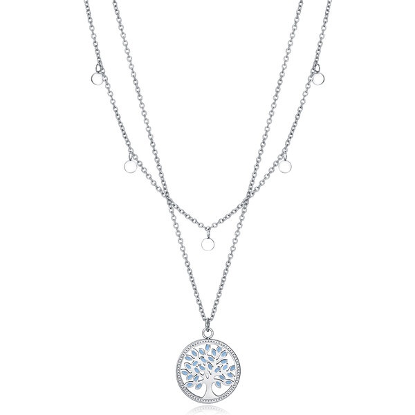 Viceroy Pôvabný oceľový náhrdelník Strom života Kiss 1347C01010 66593477