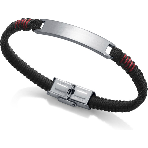 Viceroy Čierny nylonový náramok pre mužov Heat 1333P01017 66595388