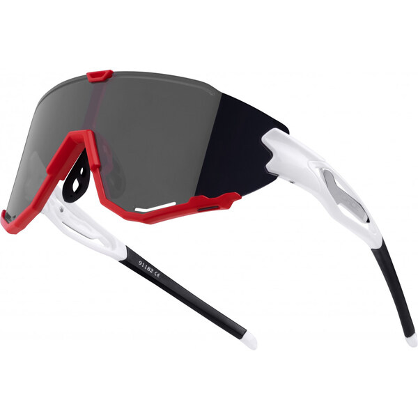 FORCE okuliare CREED bielo-červené, čierne zrkadlové sklá 57297483