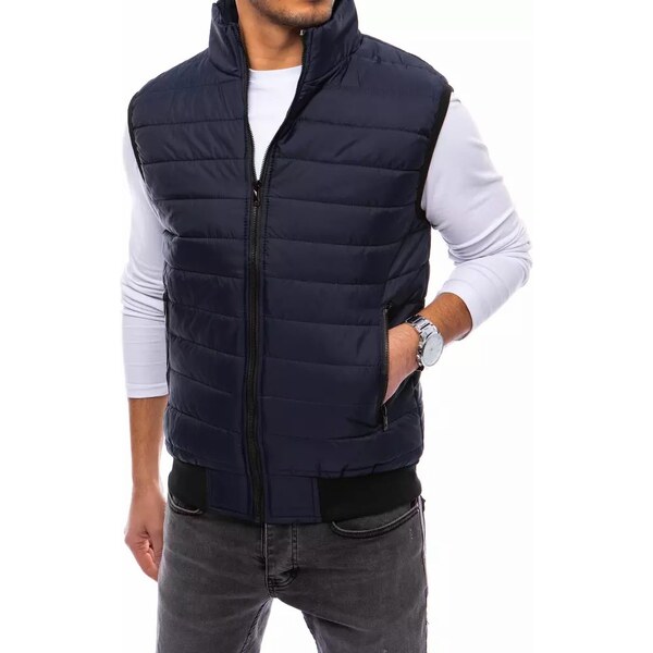 Dstreet Granátová štýlová vesta bez kapucne 31125549