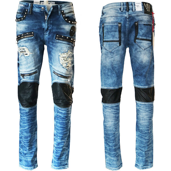 CIPO & BAXX nohavice pánske CD342 L:34 slim fit jeans džíny 31165967