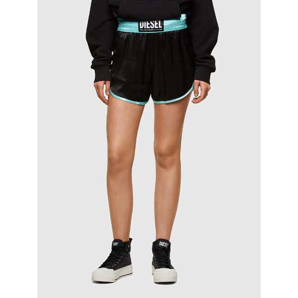 Diesel Krátke nohavice - S-DENA SHORTS čierne 57124884