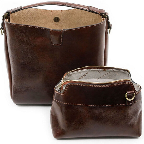 Glara Kožená taška cez rameno 2v1 Premium 36988948