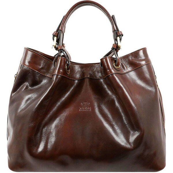 Glara Veľká kožená kabelka na nákupy Premium 32864481