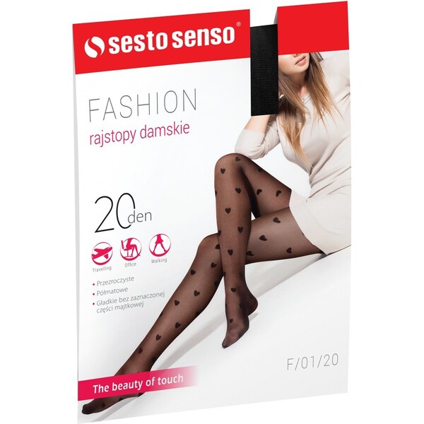 Pančuchové nohavice Sesto Senso Fashion F/01/20 den 53437248