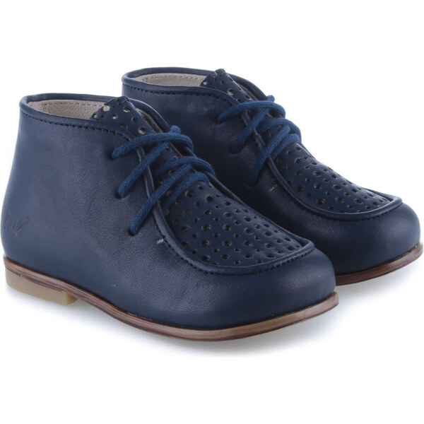 Detské kožené topánočky EMEL ES 2374B Modrá 46771369