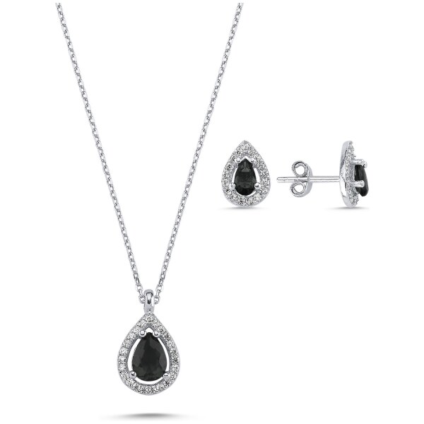 Olivie Strieborná súprava KVAPKA BLACK 5832 31521124