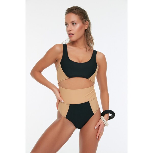 Dámske plavky Trendyol Color block 55255835