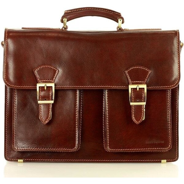 Mazzini Business MARCO MAZZINI Elegantná ručne vyrobená aktovka | 31264632