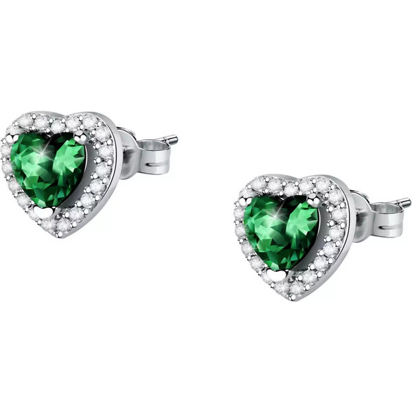 Morellato Strieborné kôstkové náušnice Srdiečka Tesori SAVB09 66582062