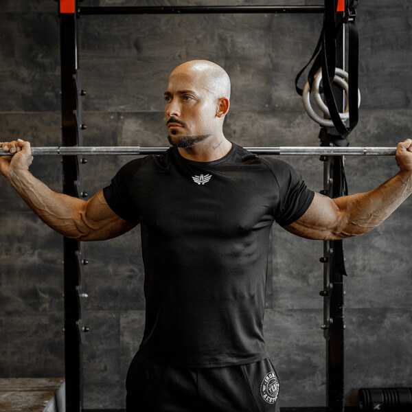 Pánske funkčné tričko Iron Aesthetics Performance, čierne 31187972