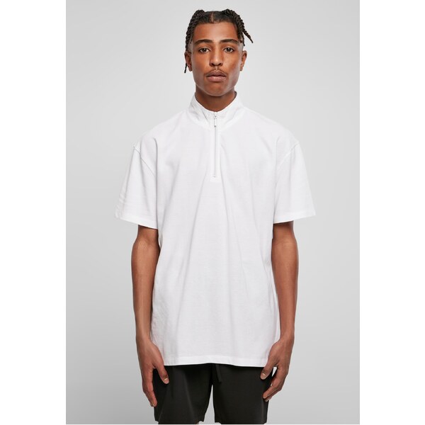 Urban Classics Zip Pique Tee Boxes White 57752823