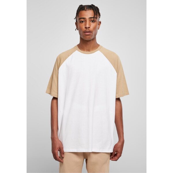 Urban Classics Organic Oversized Raglan T-Shirt White/Beige Union 50678994