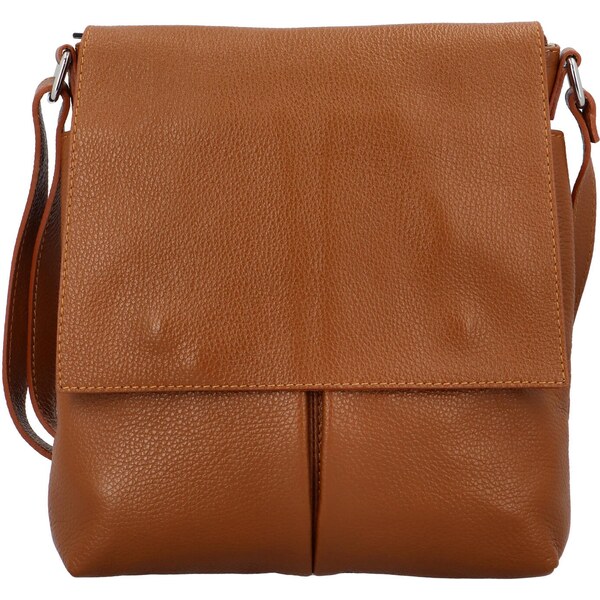 Dámska kožená kabelka hnedá - ItalY Ellie hnedá 32317146